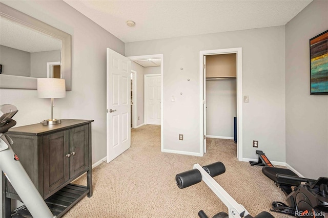 2476 S Gibralter Way, Aurora, CO 80013 - workout room with light carpet and baseboards
