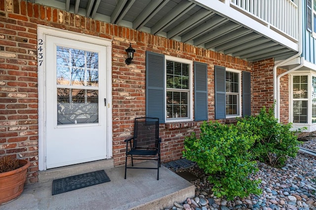 2437 E Geddes Pl, Centennial, CO 80122 - property entrance with brick siding and covered porch