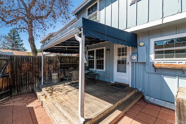 2437 E Geddes Pl, Centennial, CO 80122 - wooden terrace featuring outdoor dining space
