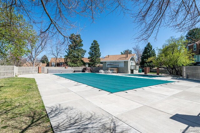 2437 E Geddes Pl, Centennial, CO 80122 - community pool featuring a patio area