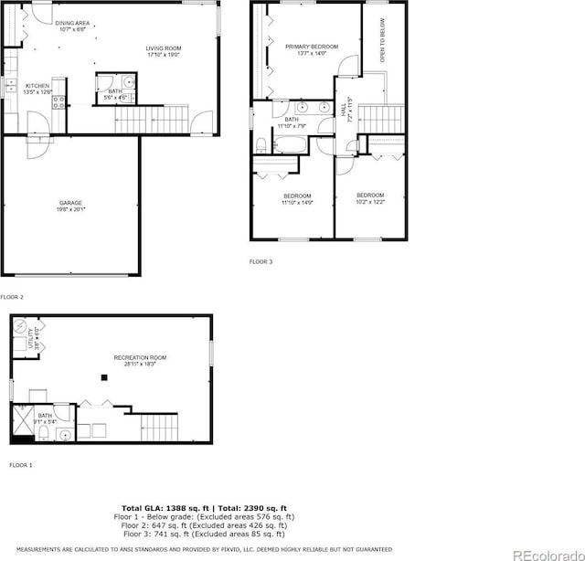4929 Witches Hollow Ln, Colorado Springs, CO 80911 - view of property floor plan
