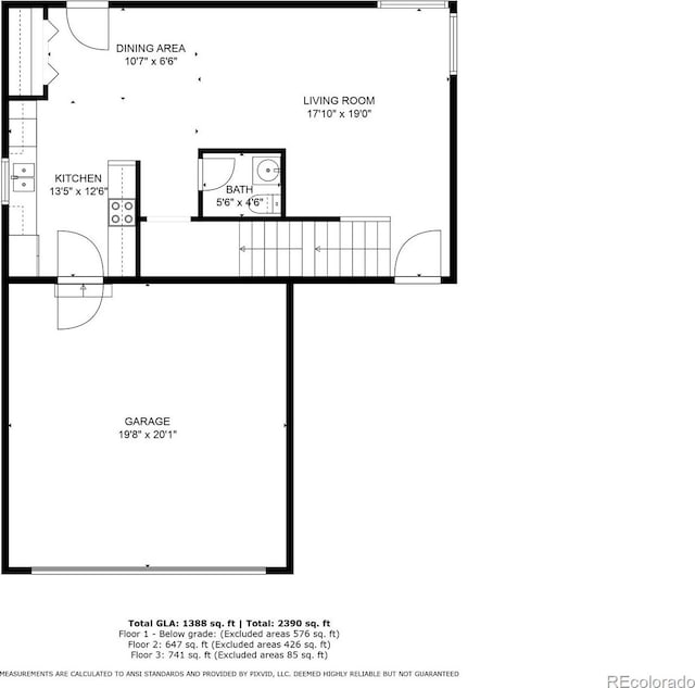 4929 Witches Hollow Ln, Colorado Springs, CO 80911 - view of floor plan / room layout