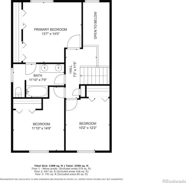 4929 Witches Hollow Ln, Colorado Springs, CO 80911 - view of floor plan / room layout
