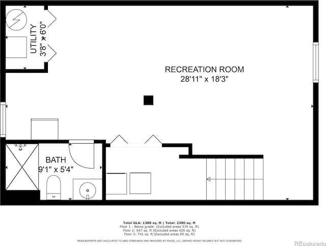 4929 Witches Hollow Ln, Colorado Springs, CO 80911 - view of home floor plan