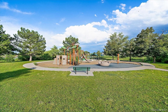 10832 W Powers Pl, Littleton, CO 80127 - community playground featuring a yard