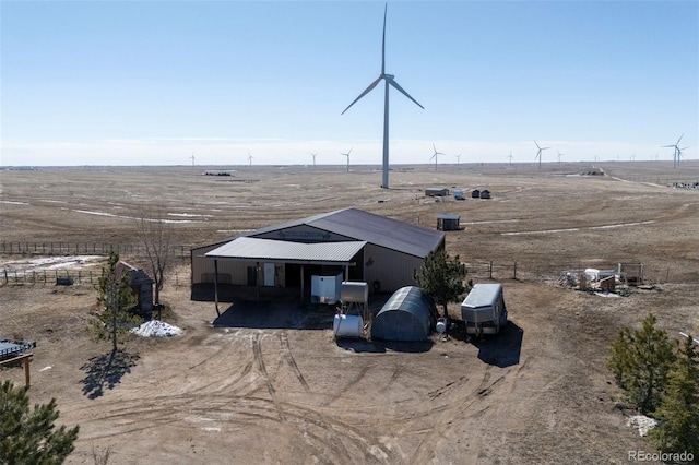14475 N Yoder Rd, Calhan, CO 80808 - overview of rural landscape