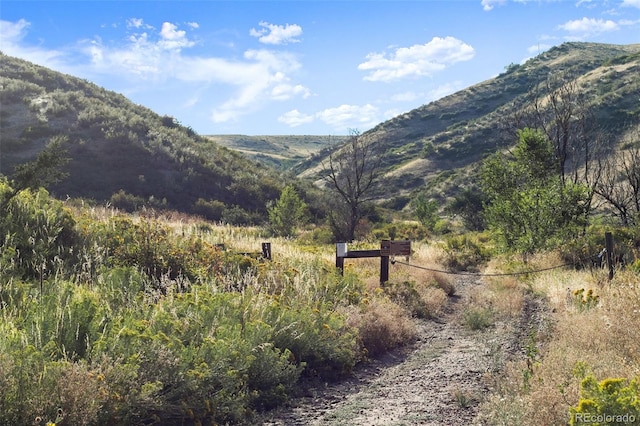 view of mountain feature
