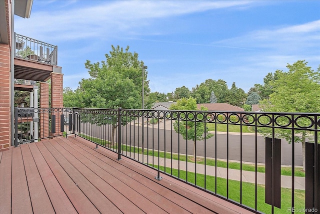 300 Hudson St Unit 203, Denver, CO 80220 - view of wooden terrace