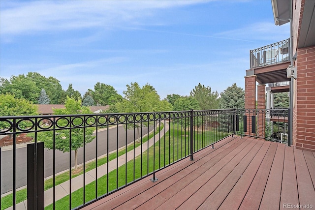 300 Hudson St Unit 203, Denver, CO 80220 - view of wooden terrace