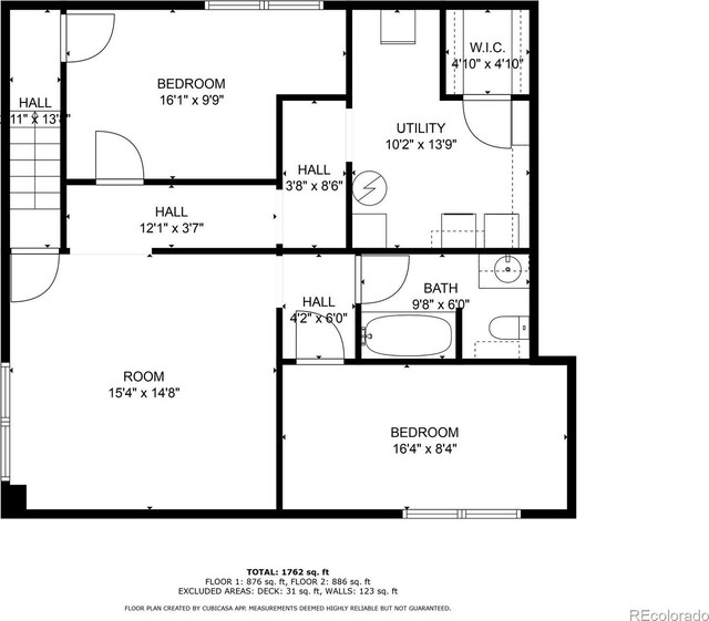 1720 S Ammons St Unit A, Lakewood, CO 80232 - home floor plan