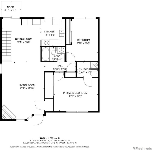 1720 S Ammons St Unit A, Lakewood, CO 80232 - room layout