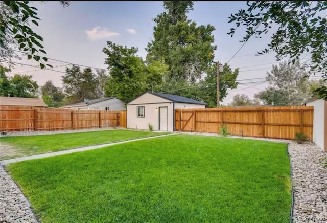 150 S Osceola St, Denver, CO 80219 - fenced backyard with an outdoor structure