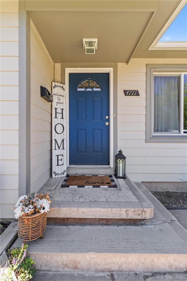 view of property entrance