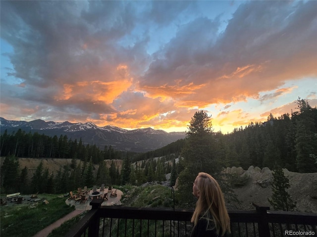 59 Club House Road 1/2Quarter Share D, Breckenridge, CO 80424 - mountain view with a heavily wooded area