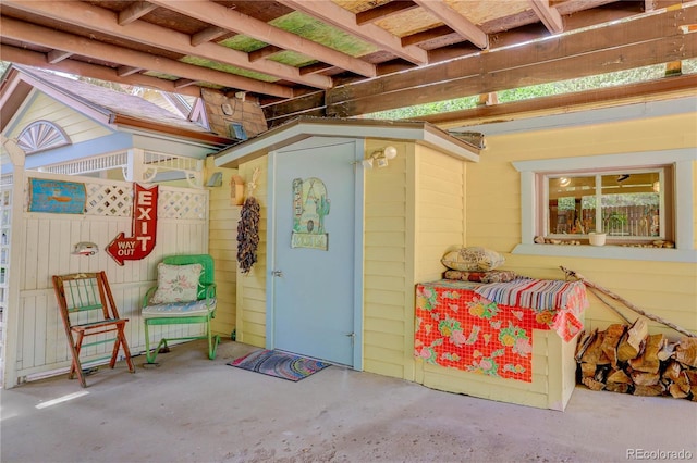5975 Wellington Rd, Cascade, CO 80809 - doorway to property with a patio area