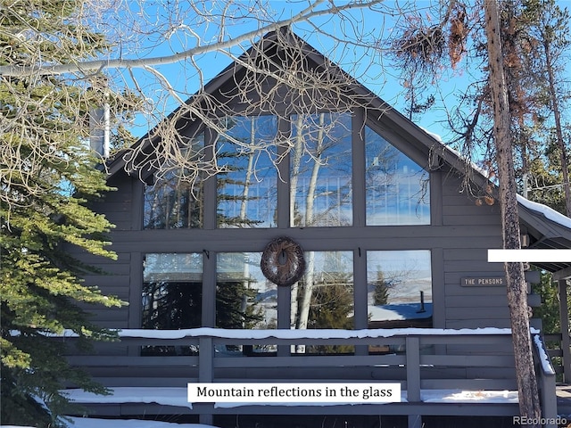 view of property exterior