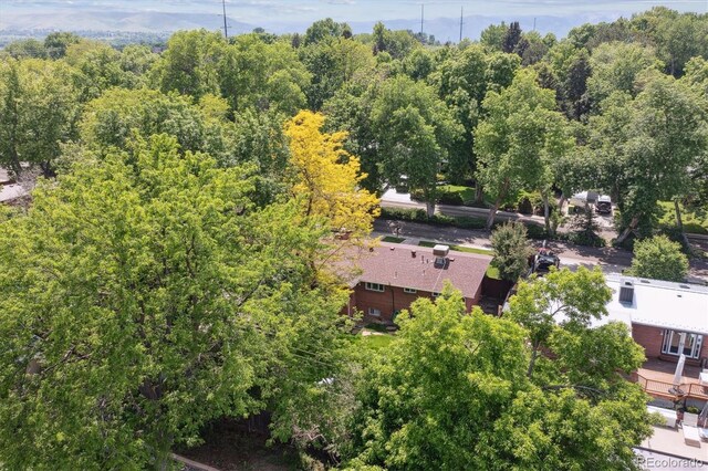 1040 Zang St, Golden, CO 80401 - drone / aerial view of a heavily wooded area