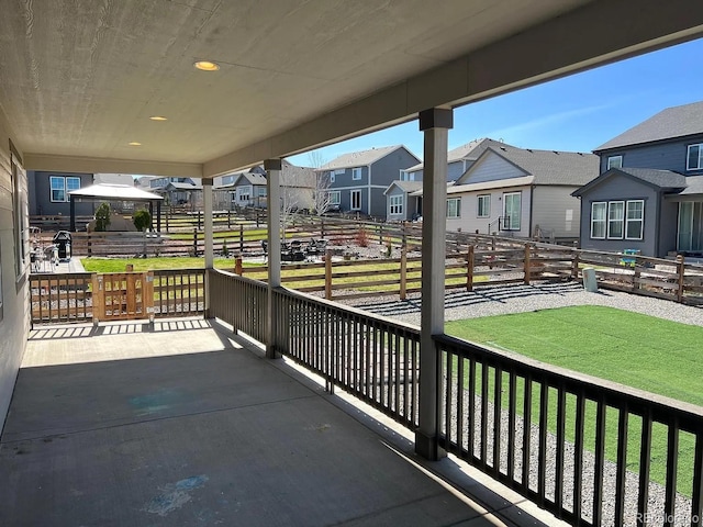 22822 E Union Cir, Aurora, CO 80015 - view of patio / terrace with a residential view