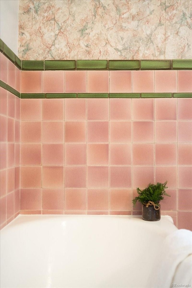 interior details featuring a bath