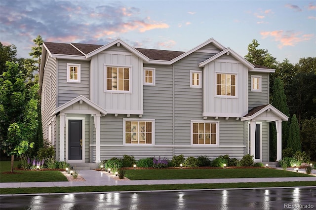 14131 Deertrack Ln, Parker, CO 80134 - view of front of house with board and batten siding
