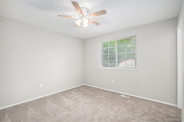 3246 S Nucla St, Aurora, CO 80013 - carpeted empty room featuring a ceiling fan and a textured ceiling