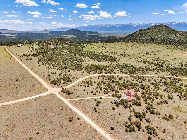 90 Riggs Rd, Westcliffe, CO 81252 - aerial view of mountains and a desert landscape