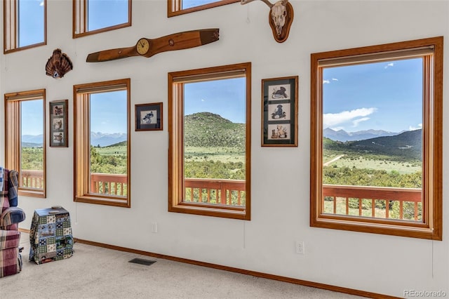 90 Riggs Rd, Westcliffe, CO 81252 - detailed view of carpet and a mountainous background