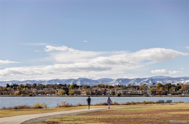 2217 King St, Denver, CO 80211 - water view with a mountainous background