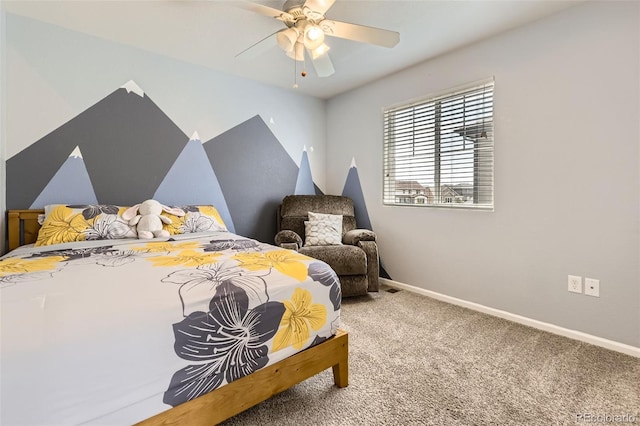 7360 S Old Hammer Way, Aurora, CO 80016 - bedroom featuring carpet floors and ceiling fan