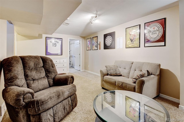 10769 Carrol Ln, Northglenn, CO 80233 - living room featuring light colored carpet and baseboards