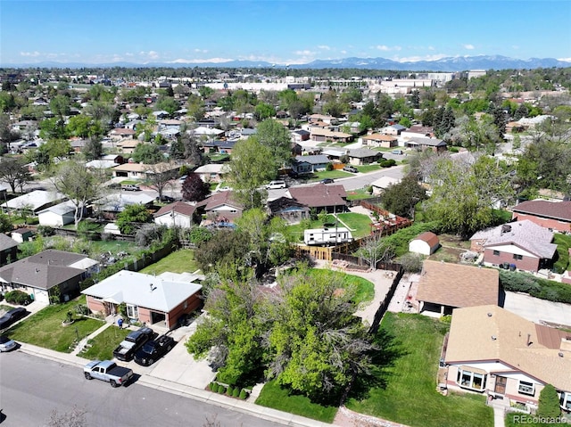 10769 Carrol Ln, Northglenn, CO 80233 - aerial view of residential area with a mountainous background