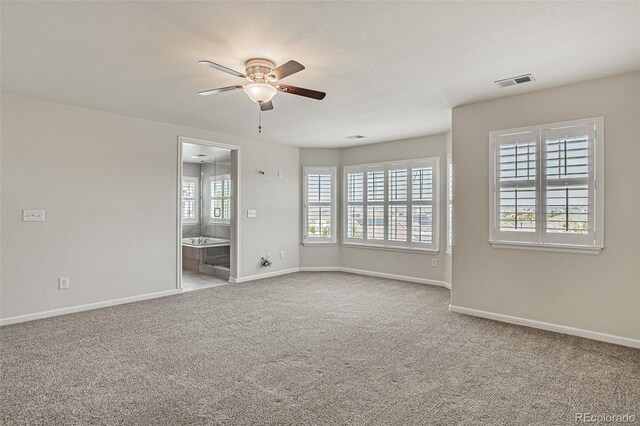 10272 Greenfield Cir, Parker, CO 80134 - empty room with a ceiling fan, carpet floors, and baseboards