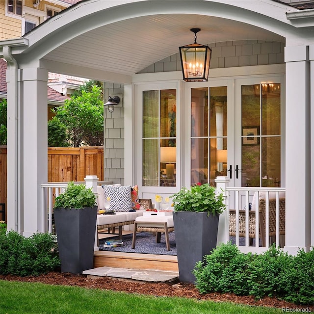 2130 S Milwaukee St, Denver, CO 80210 - view of patio / terrace featuring fence