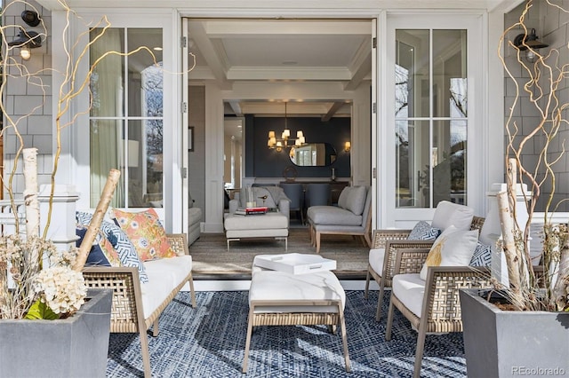 2130 S Milwaukee St, Denver, CO 80210 - view of patio / terrace featuring outdoor lounge area