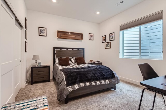 11253 Moondance Trl, Littleton, CO 80125 - carpeted bedroom with baseboards and recessed lighting