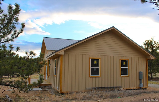 59 Whip Way, Hartsel, CO 80449 - view of side of home featuring metal roof