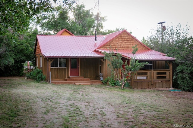 view of front of home