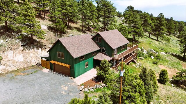 6066 Crawford Gulch Rd, Golden, CO 80403 - aerial view of property and surrounding area