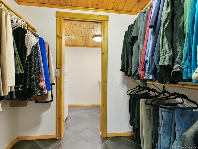 6066 Crawford Gulch Rd, Golden, CO 80403 - spacious closet with tile patterned floors