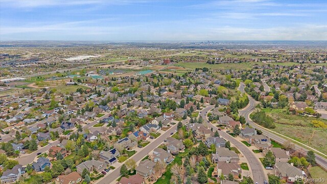 birds eye view of property featuring a residential view