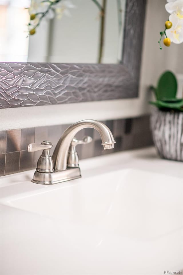 room details with a sink