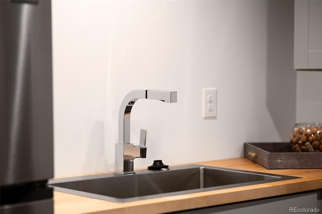 interior details with a sink