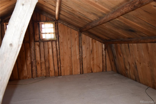 view of storage room