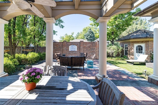 view of patio / terrace with outdoor lounge area