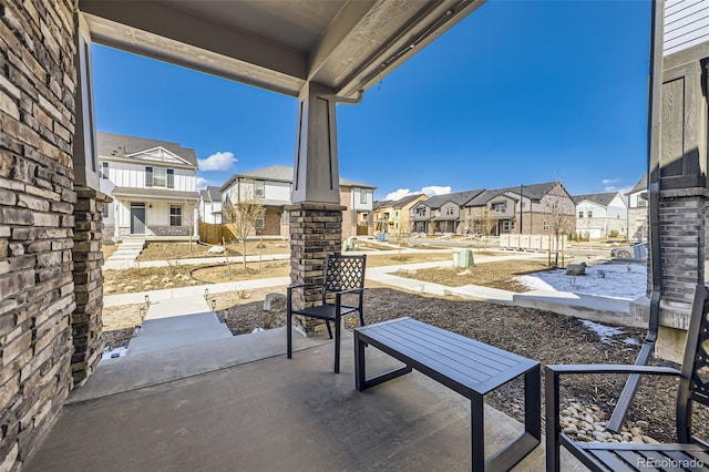 745 N Tempe St, Aurora, CO 80018 - view of patio / terrace featuring a residential view