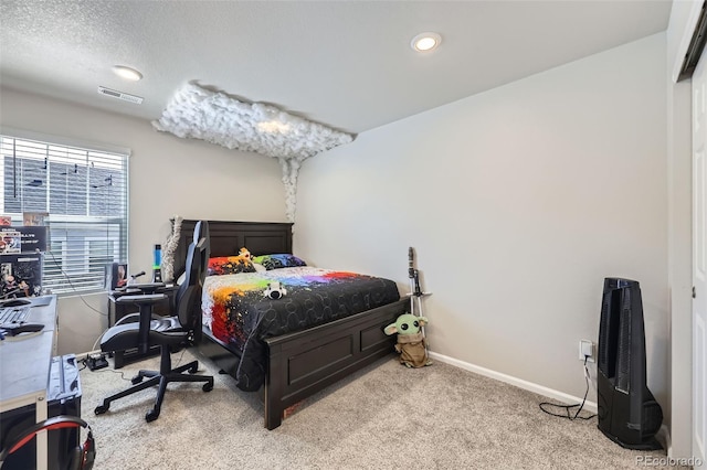 745 N Tempe St, Aurora, CO 80018 - carpeted bedroom with recessed lighting, baseboards, and visible vents