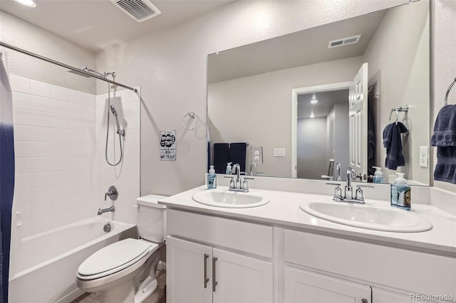 745 N Tempe St, Aurora, CO 80018 - bathroom with a sink, toilet, and visible vents