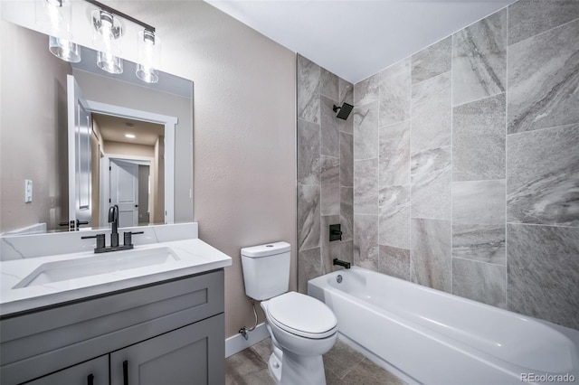 4064 S Olathe Ct, Aurora, CO 80013 - full bath featuring vanity and  shower combination