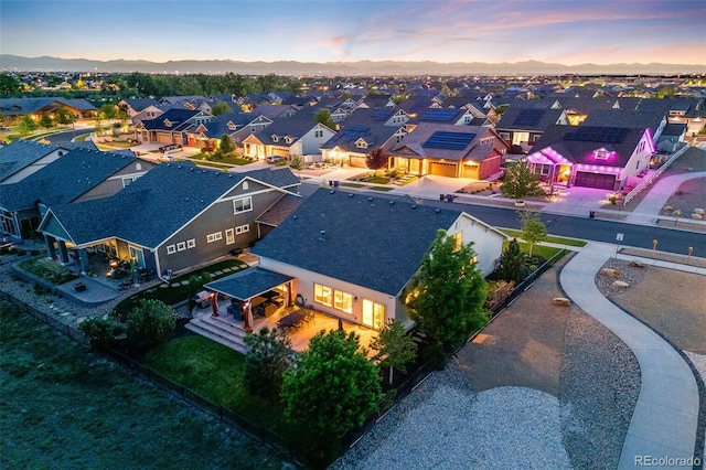 19688 E 52nd Ave, Denver, CO 80249 - aerial perspective of suburban area with a mountainous background