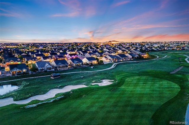 19688 E 52nd Ave, Denver, CO 80249 - aerial view of property and surrounding area with nearby suburban area and a golf course